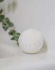 EUCALYPTUS LEMON GLOW | Exfoliating, Muscle Relief | Natural Bath Bomb