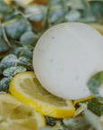 EUCALYPTUS LEMON GLOW | Exfoliating, Muscle Relief | Natural Bath Bomb