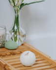 VANILLA COCOA DREAM | Eczema, Psoriasis Relief, Deeply Moisturizing | Natural & Organic Bath Bomb