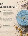 SLEEP | Calm & Restful Sleep | Natural Magnesium Bath Bomb