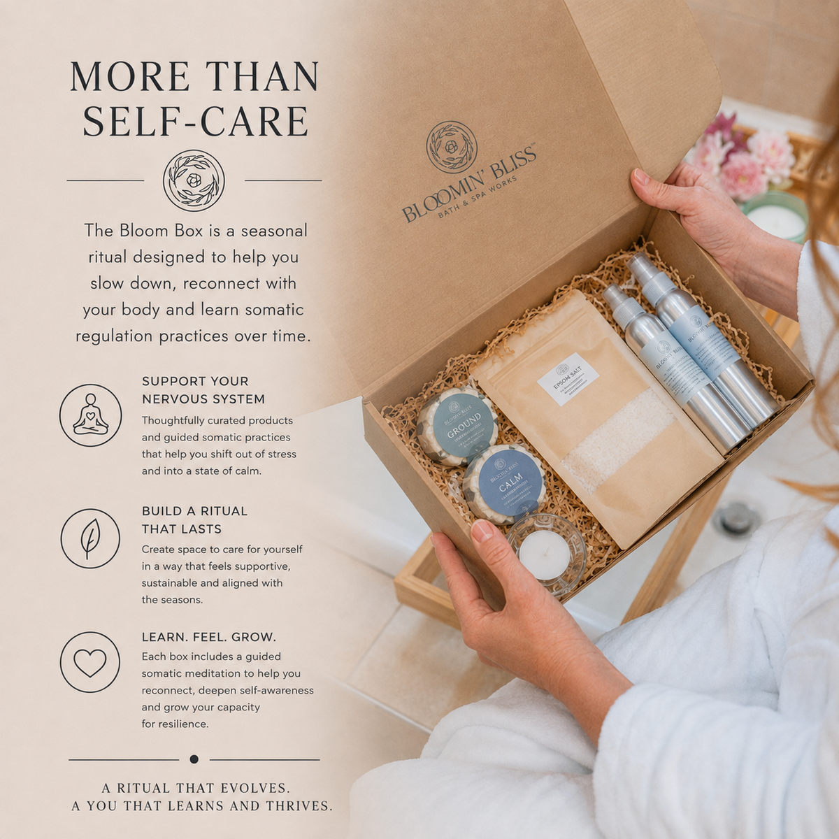 Self Care Subscription Box Canada | Nervous System Reset Ritual | The Bloom Box