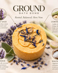 GROUND | Grounding & Centering |Natural Magnesium Bath Bomb